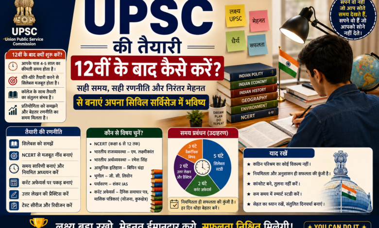UPSC Exam Preparation After 12th In Hindi