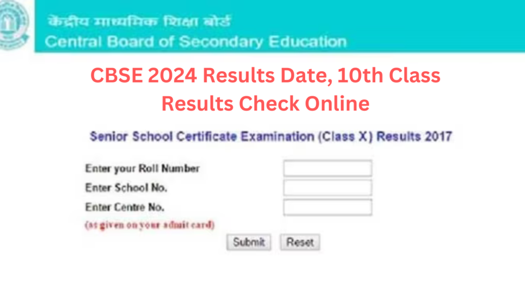 CBSE 2024 Results Date