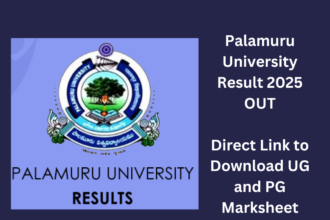 Palamuru University Result Out 2025