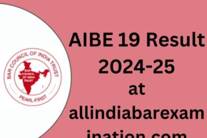 AIBE 19 exam result 2024