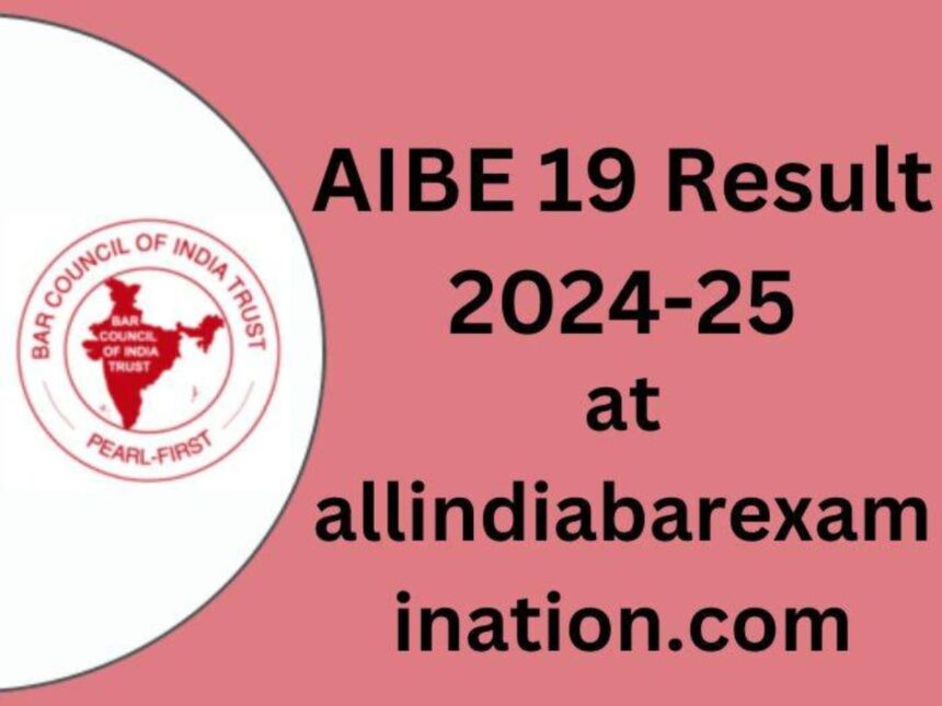 AIBE 19 exam result 2024