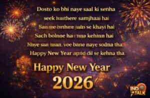 happy new year 2026 image shayari