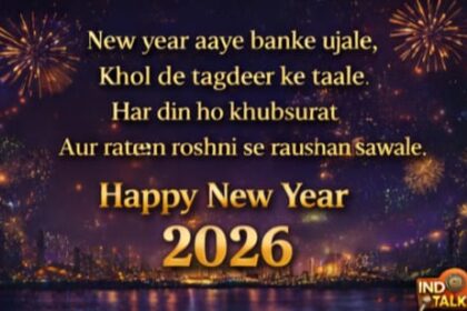 happy new year 2026 image shayari