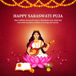 Saraswati Puja Wishes in Hindi