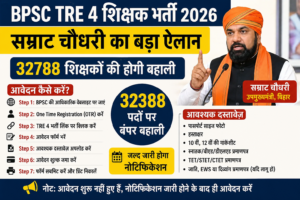 BPSC TRE 4 Online Apply 2026: